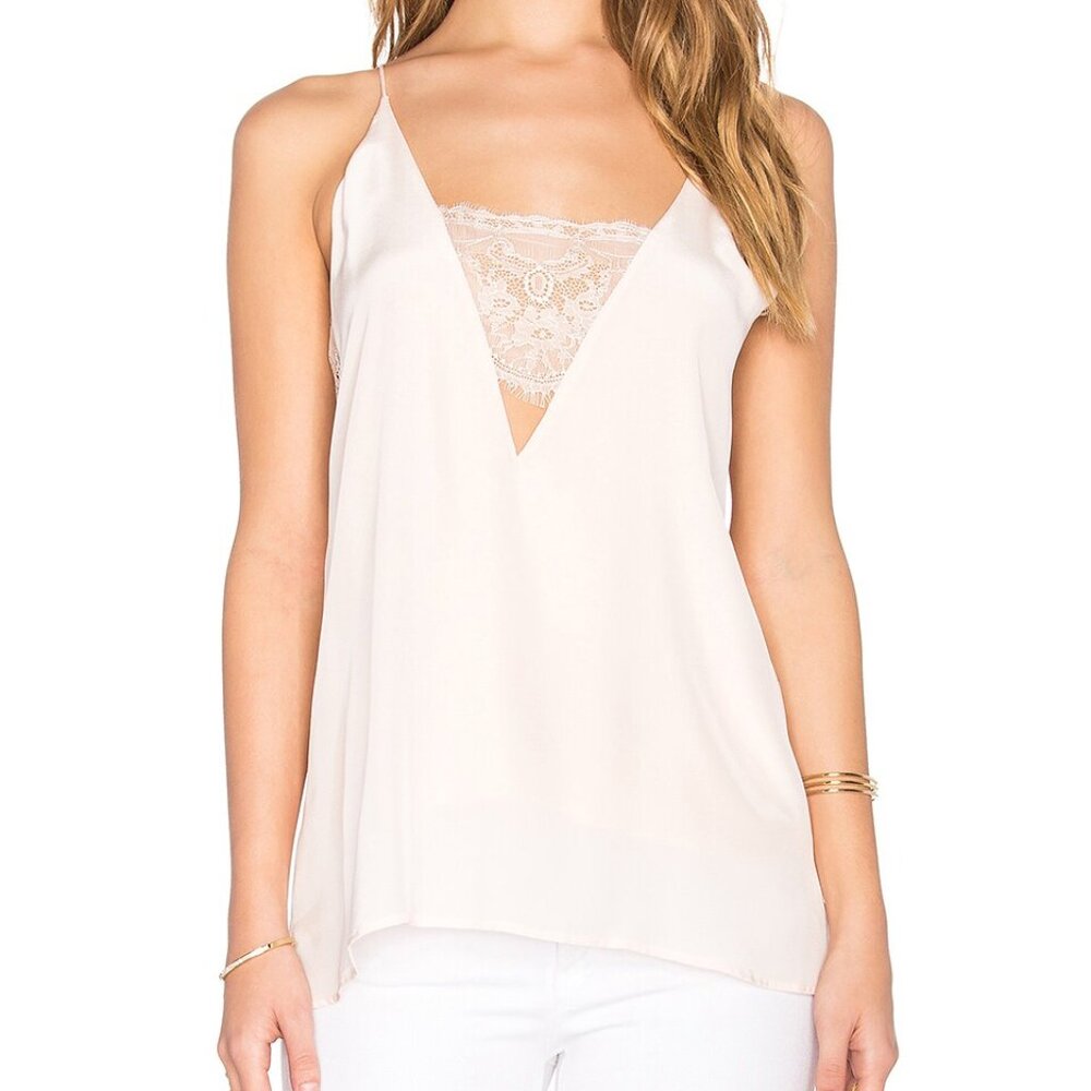 Bailey 44 Tulip Blush Lace-Trim Camisole